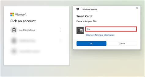 use a certificate or smart card